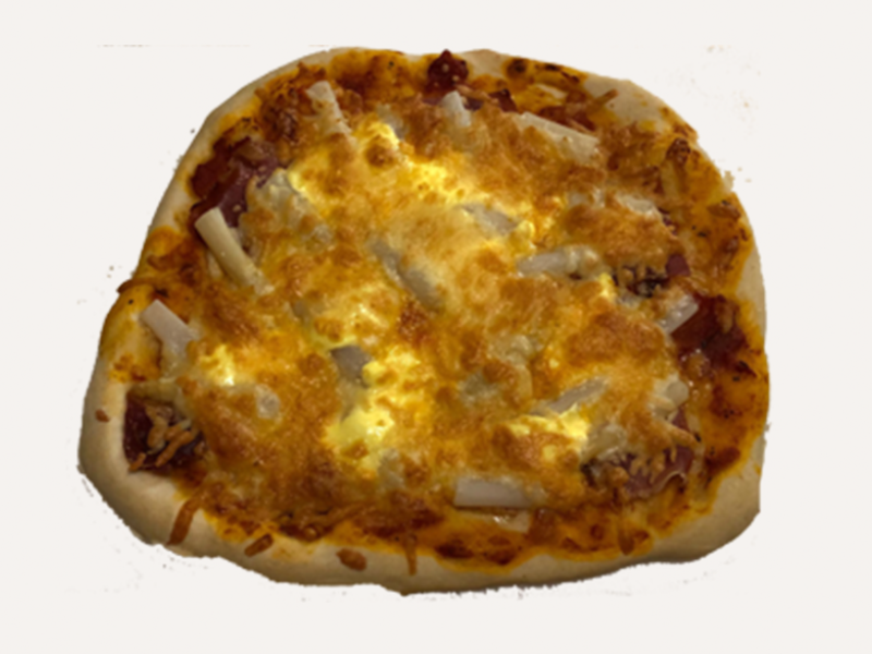 Schinken-Spargel Pizza